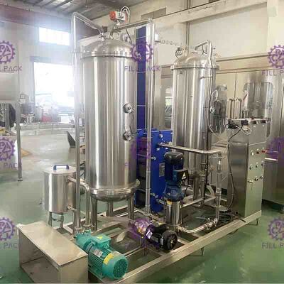 3000L Three Tanks Coke Cola Carbonated Drink Mixer for soft drink processing line