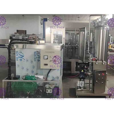 SUS304 Soft Drink Processing Line Industry Aerated Water Freezing Tank 0 - 5 ℃