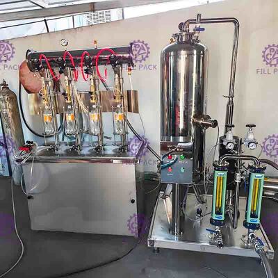 CO2 / Syrup Soft Drink Processing Line For Carbonated Drink Filling System