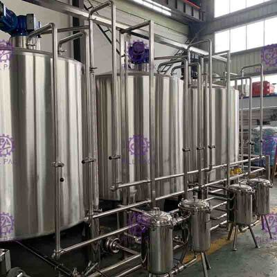 Electric Carbonated Drink Production Line Beer Beverage Making Machine