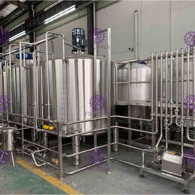 Electric Carbonated Drink Production Line Beer Beverage Making Machine