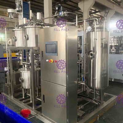 High Ratio Soft Drink Making Machine 9000L/H With CO2 Beverage
