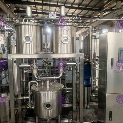 High Ratio Soft Drink Making Machine 9000L/H With CO2 Beverage