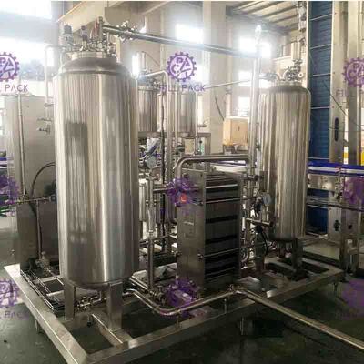 High Ratio Soft Drink Making Machine 9000L/H With CO2 Beverage