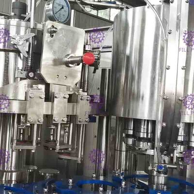 Carbonated Drink Beverage PET Plastic Glass 3 In 1 Monobloc Bottle Filling Machine / Equipment / Line / Plant / System