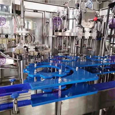 Carbonated Drink Beverage PET Plastic Glass 3 In 1 Monobloc Bottle Filling Machine / Equipment / Line / Plant / System