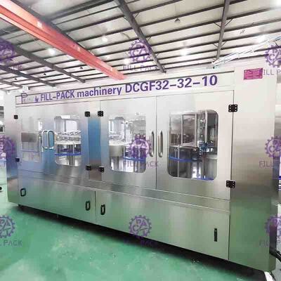 Carbonated Drink Beverage PET Plastic Glass 3 In 1 Monobloc Bottling Machine / Equipment / Line / Plant / System