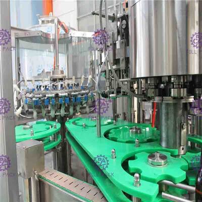 Carbonated Water Juice Wine PET Plastic Glass 3 In 1 Monobloc Bottling Machine / Equipment / Line / Plant / System