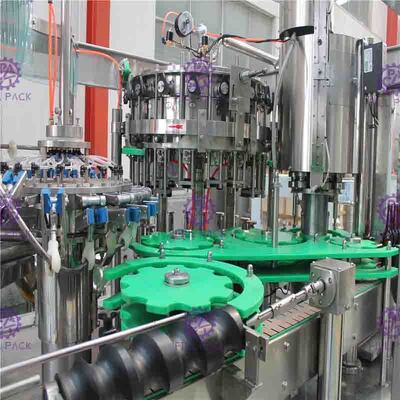 Carbonated Water Juice Wine PET Plastic Glass 3 In 1 Monobloc Bottling Machine / Equipment / Line / Plant / System