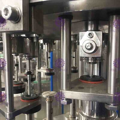 PET Plastic Glass 3 In 1 Monobloc Gas Drink Beverage Water Wine Bottle Filling Machine / Equipment / Plant / Syst