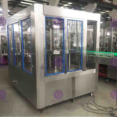 PET Plastic Glass 3 In 1 Monobloc Gas Drink Beverage Water Wine Bottle Filling Machine / Equipment / Plant / Syst