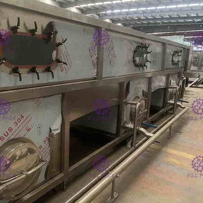 Automatic Bottle Packing Machine Sterilizer For Beverage Production Line