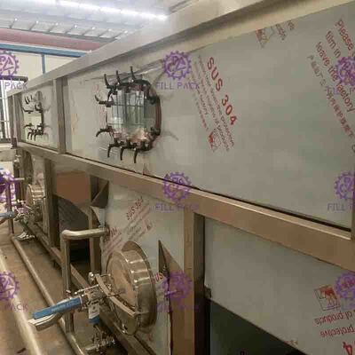 Sectionalized 500ml Bottle Packing Machine Sterilizer For Non Carbonated Beverage