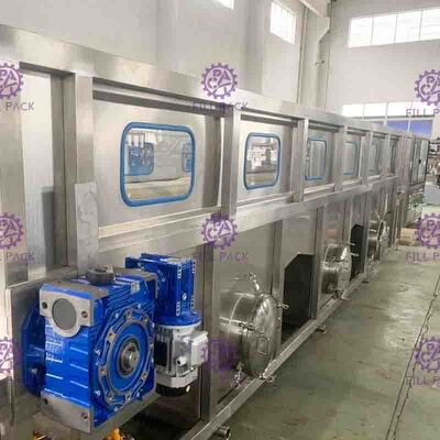 Can / Bottled Juice Cooling Sterilizer Bottle Packing Machine For Beverage Making Machine