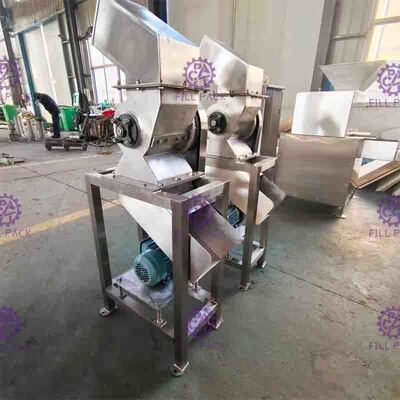 Industrial Juice Processing Equipment Fruit Crusher Machine With Rotating Knife