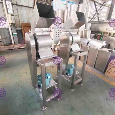 Industrial Juice Processing Equipment Fruit Crusher Machine With Rotating Knife