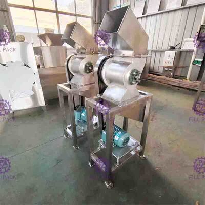 Industrial Juice Processing Equipment Fruit Crusher Machine With Rotating Knife