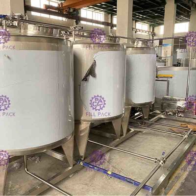 Beverage Tea 3000L/H Juice Preparation Equipment Plant System Blended Litchi Flavored