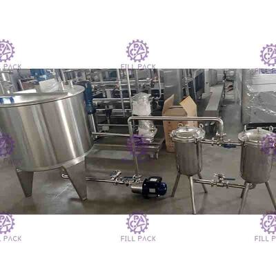 Beverage Tea 3000L/H Juice Preparation Equipment Plant System Blended Litchi Flavored
