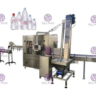 Sterile High Security Water Filling Machine 0.5L Plastic Bottle Monoblock Aseptic 0.5MPA