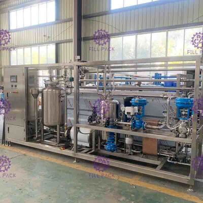 3T/H UHT Plate Type Sterilizer Machine easy operation