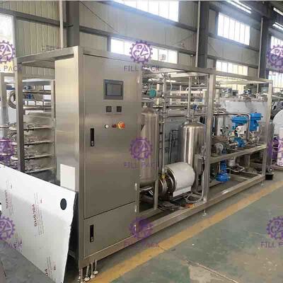 3T/H UHT Plate Type Sterilizer Machine easy operation