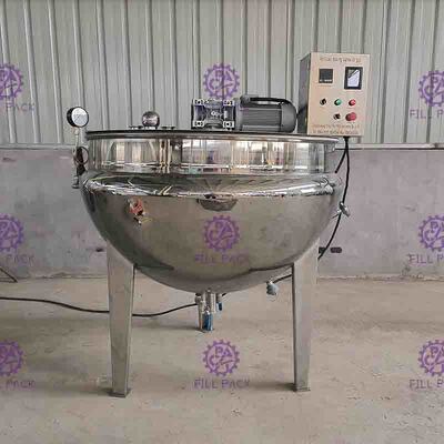 2000LPH Three layers Beverage Processing Equipment With Agitator