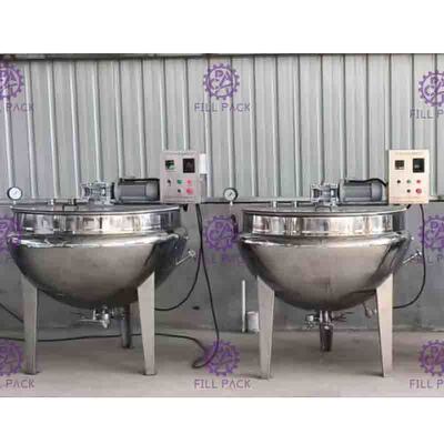 2000LPH Three layers Beverage Processing Equipment With Agitator