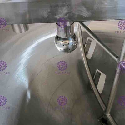 2000LPH Three layers Beverage Processing Equipment With Agitator