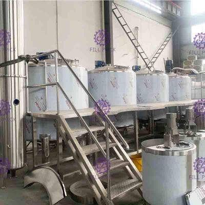 Steam Jacket Heating Juice Processing Equipment With Agitator