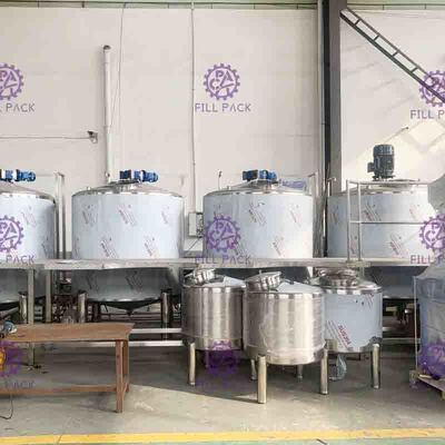 Steam Jacket Heating Juice Processing Equipment With Agitator