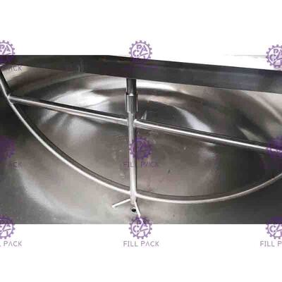Electrical Heating Stainless Steel Industrial Steam Jacketed Kettle Tiltable 400L Capacity