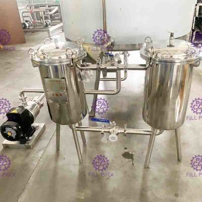 Stainless steel 304 material Juice Processing Equipment double filter for juice processing