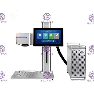 20W Desktop Laser Printing Machine for Date and Batch Code Marking on Cartons and Wine Bottles
