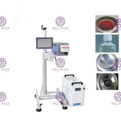 1KW air Cooled Laser Date Printing Line / Plant / Unit for Drink Bottles