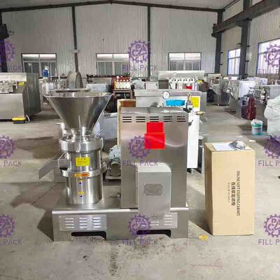 SUS304 Stainless Steel Colloid Mill , Peanut Butter Processing Blender Machine