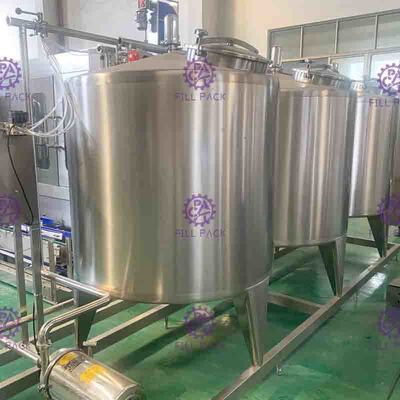 Semiauto CIP Cleaning System 500L Tank For Dairy / Beer / Beverage Processing Line