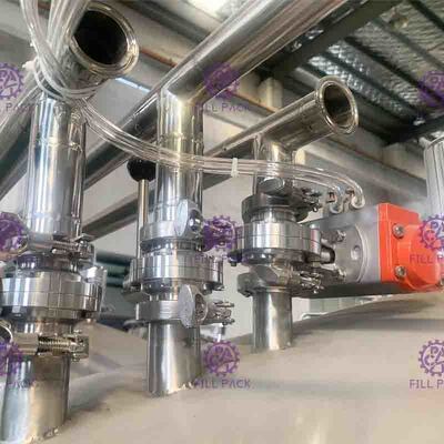Semiauto CIP Cleaning System 500L Tank For Dairy / Beer / Beverage Processing Line