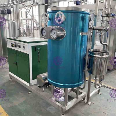 1 T/H Electric Heating UHT Sterilizer For Beverage Production Line Coil Type