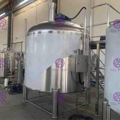 2000L Stainless Steel Mixing Tank For Juice Processing Equipment
