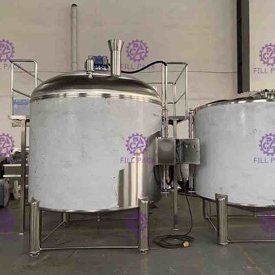 2000L Stainless Steel Mixing Tank For Juice Processing Equipment