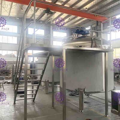 2000L Stainless Steel Mixing Tank For Juice Processing Equipment