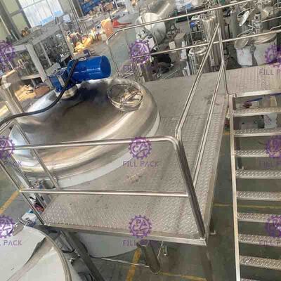 2000L Stainless Steel Mixing Tank For Juice Processing Equipment