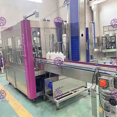 Automatic monoblock 6000BPH Bottle Integral 3-in-1washing-filing-capping Milk Filling Machine / device