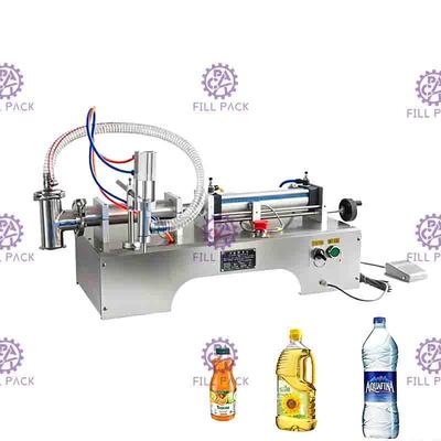 25bpm Pneumatic Paste Filling Machine Mineral Water Filling Machine With Foot Switch