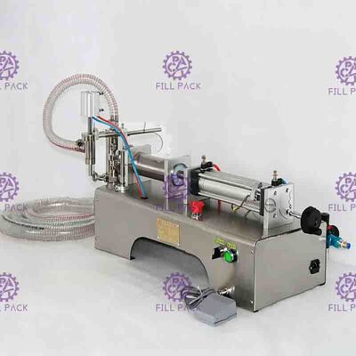 25bpm Pneumatic Paste Filling Machine Mineral Water Filling Machine With Foot Switch