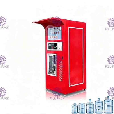 Coin And Bill Purified Water Bottle Vending Machine 10L/Min 550W 0.5MPA