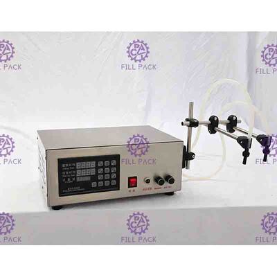 2Heads Semi Automatic Water Filling Machine Electric Digital Control Pump Liquid Bottle