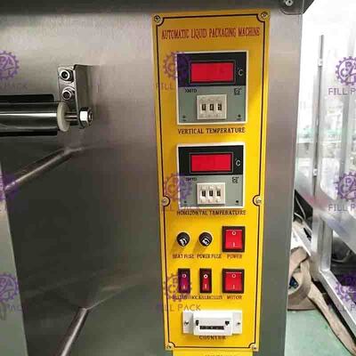 SUS304 Automatic Photocell 1300bags/H Water Sachet Packing Machine
