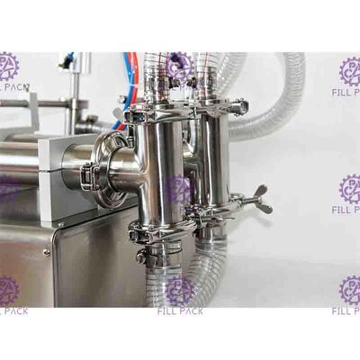 Pneumatic Liquid Filling Divice Double Heads 1000BPH Beverage